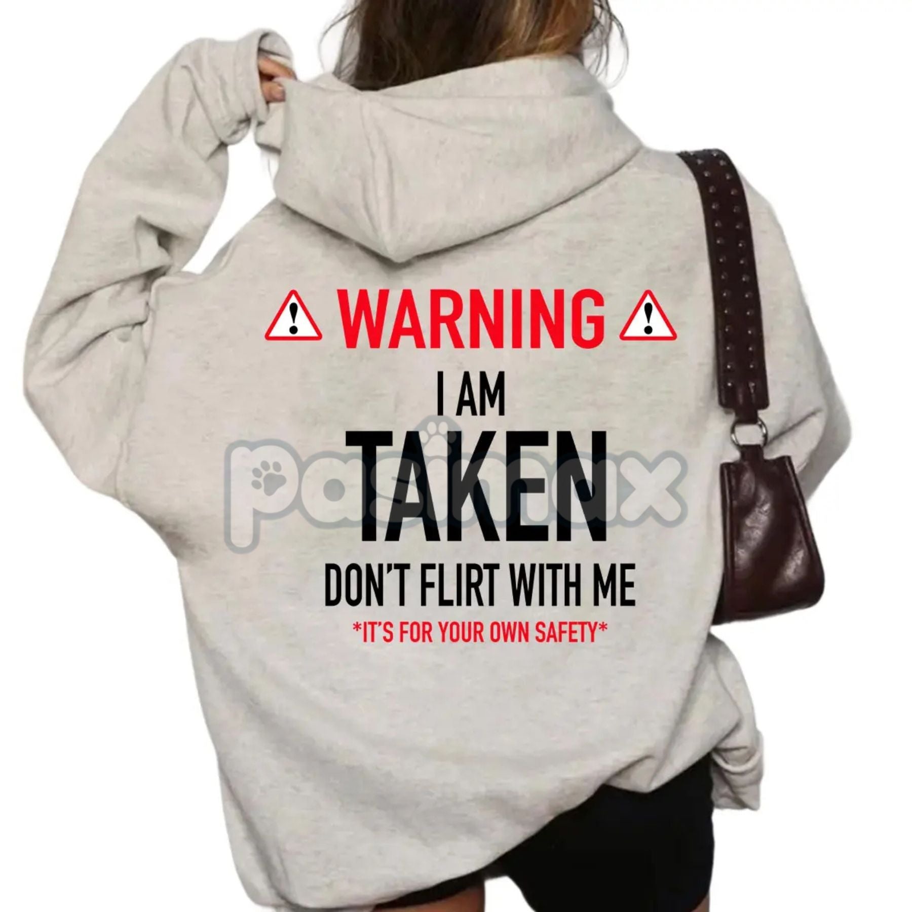 Funny "I'm Taken" Hoodie – Relationship Humor Pullover, Valentine's Day & Anniversary Gift